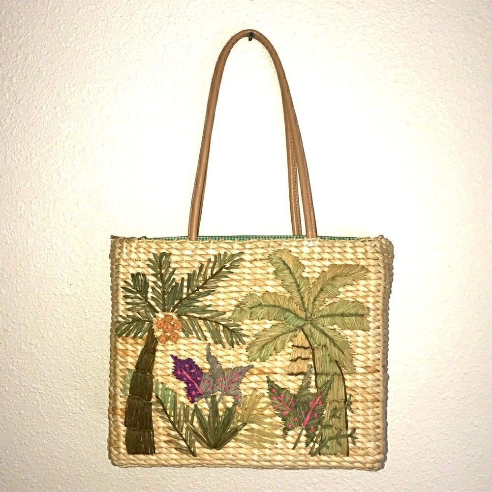 MADRE IN CHINA 100% CORN HUSK T6 STAW TROPICAL WOMEN BAG